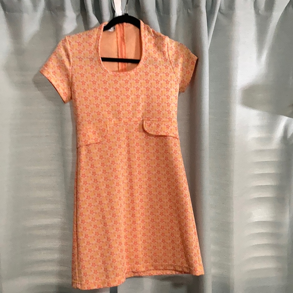 Vintage orange dress